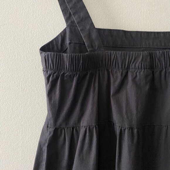 Tentree Black Ectretch Cotton Tiered Dress - Picture 9 of 10